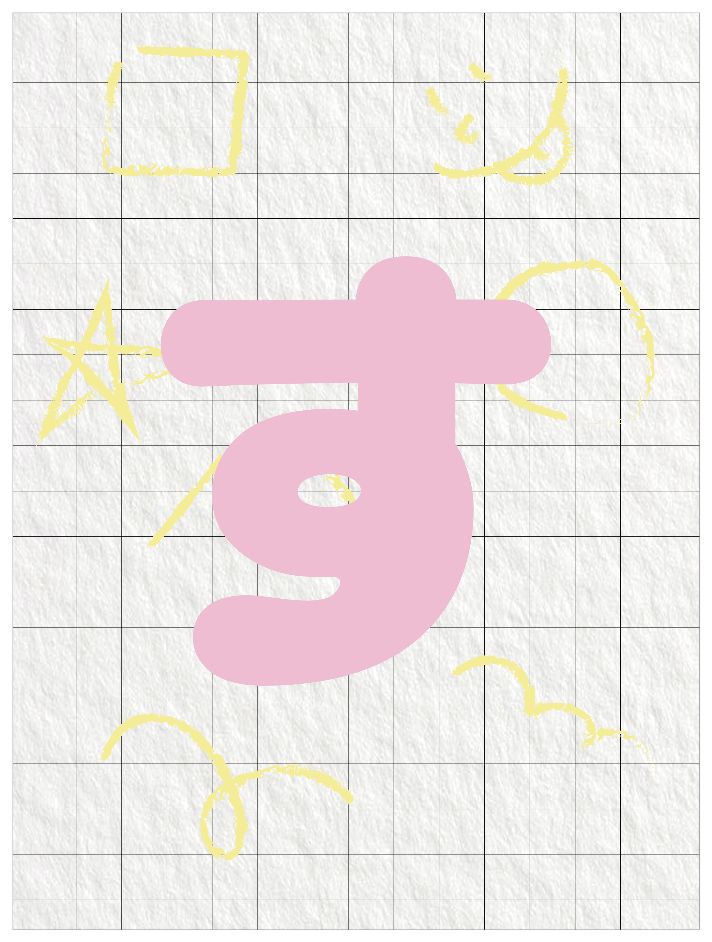 ひらがなピンク_す