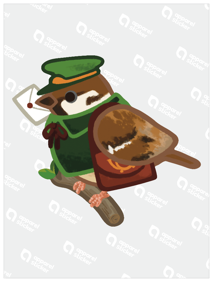 Kamito Sumi_鳥の郵便屋さん_すずめ