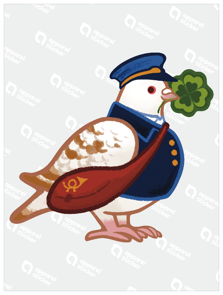 Kamito Sumi_鳥の郵便屋さん_はと