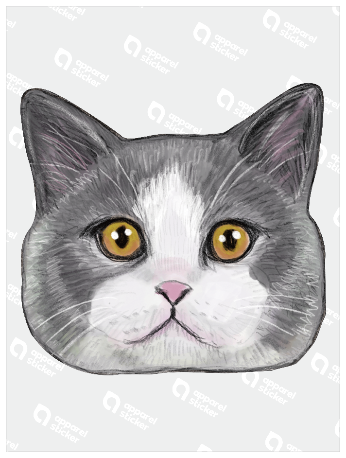 Refined Sketch Cat_britishshorthair