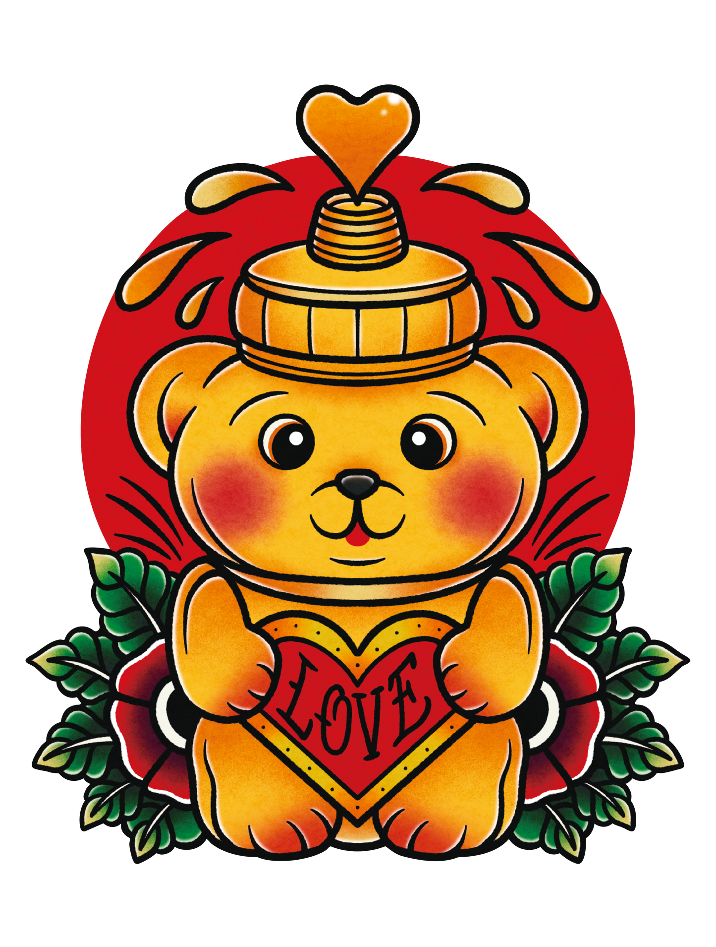 石川エリザ_Tatooカラー_クマハチミツ
