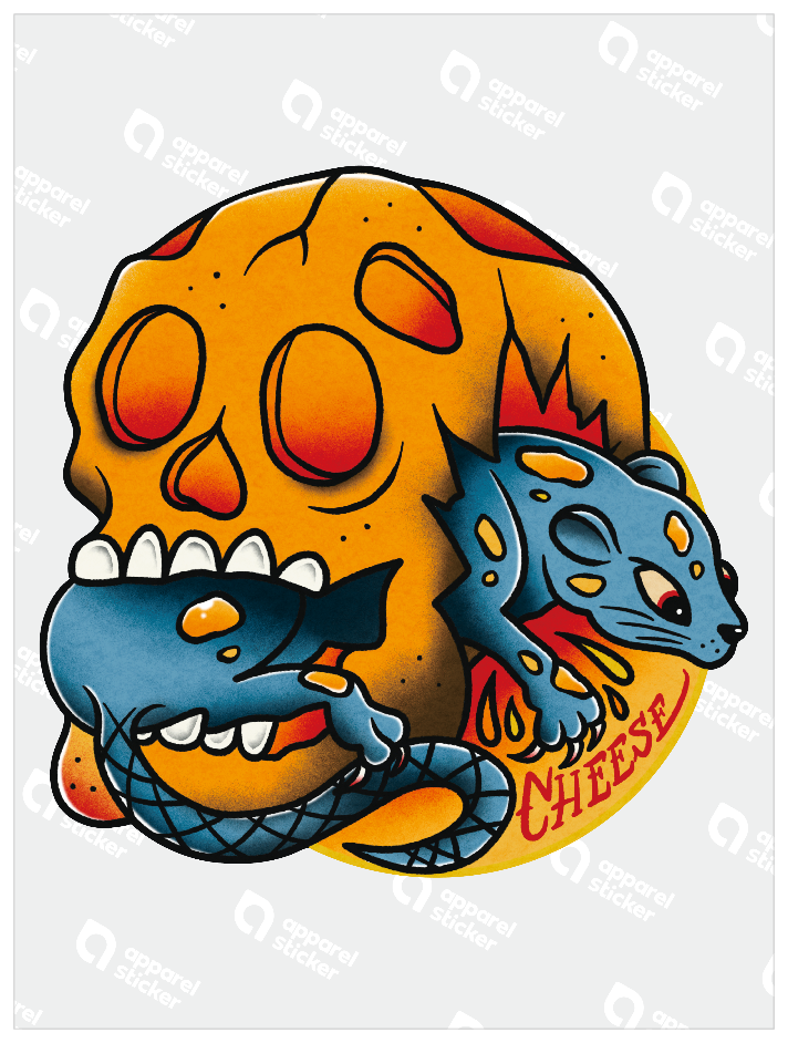 石川エリザ_Tatooカラー_チーズスカル