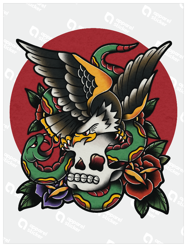 石川エリザ_Tatooカラー_ヘビ&鷹