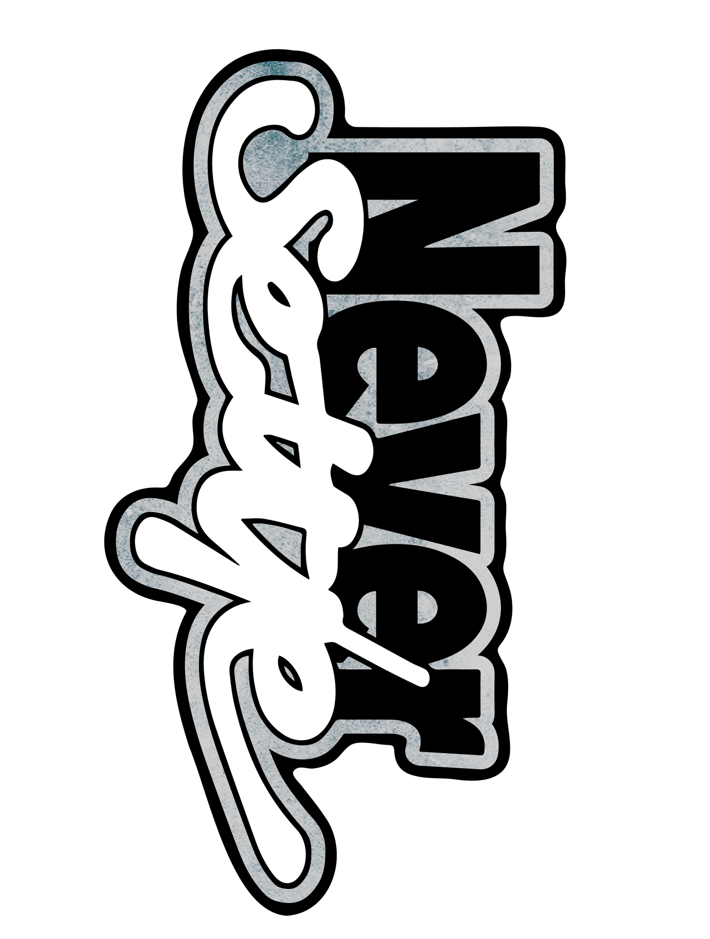 ものくろ_NEVER SETTLE