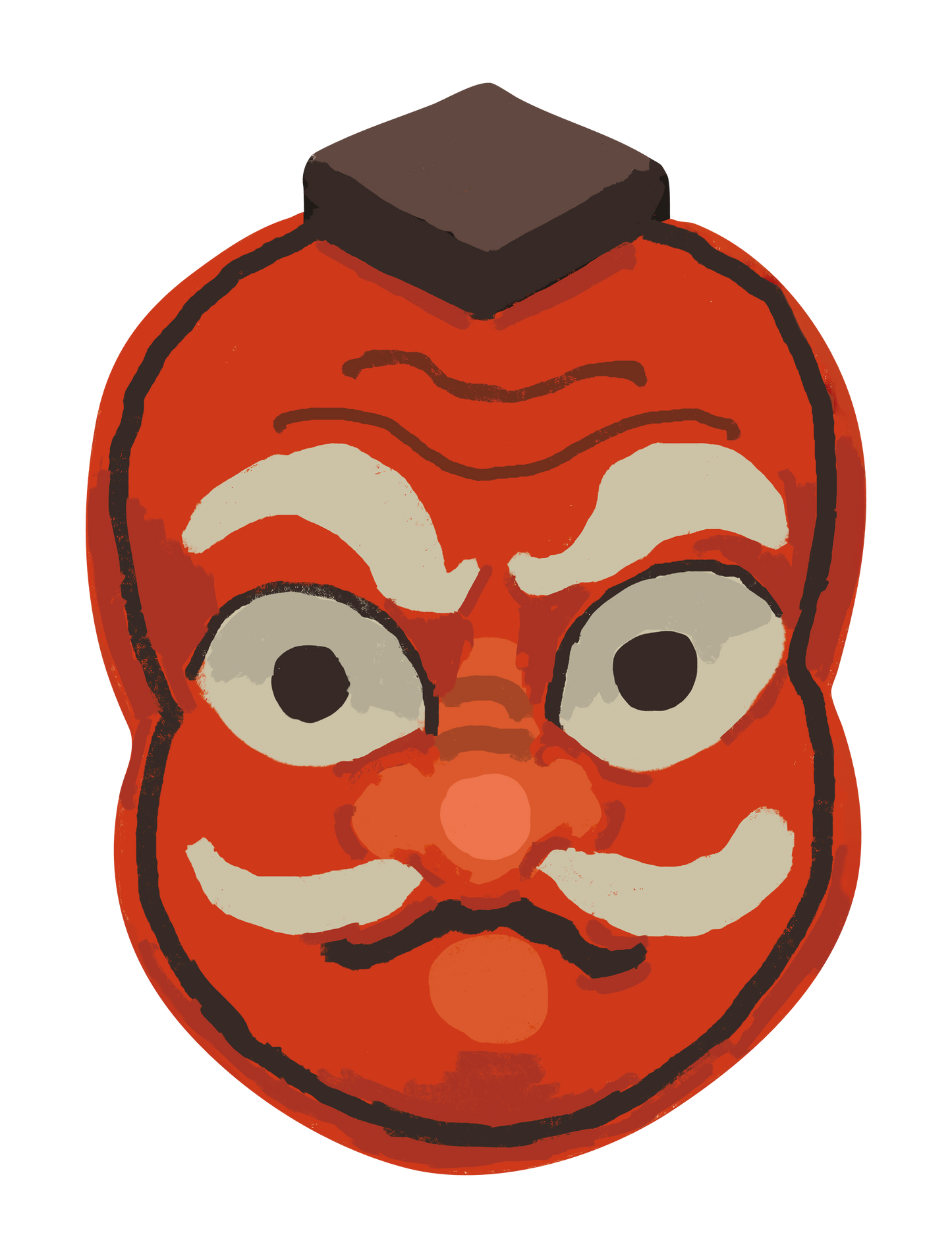 祭りのお面_天狗