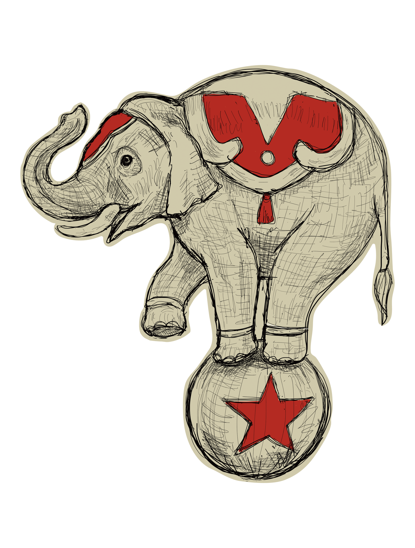 アトリエリジッタ_サーカス_elephant