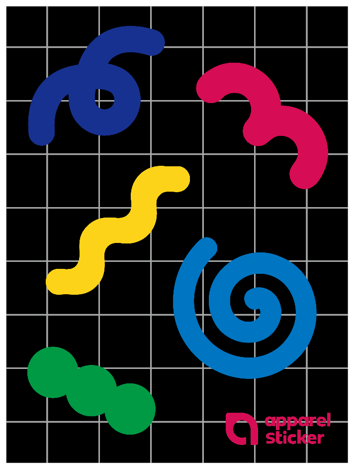 シンプル図形_vivid colors