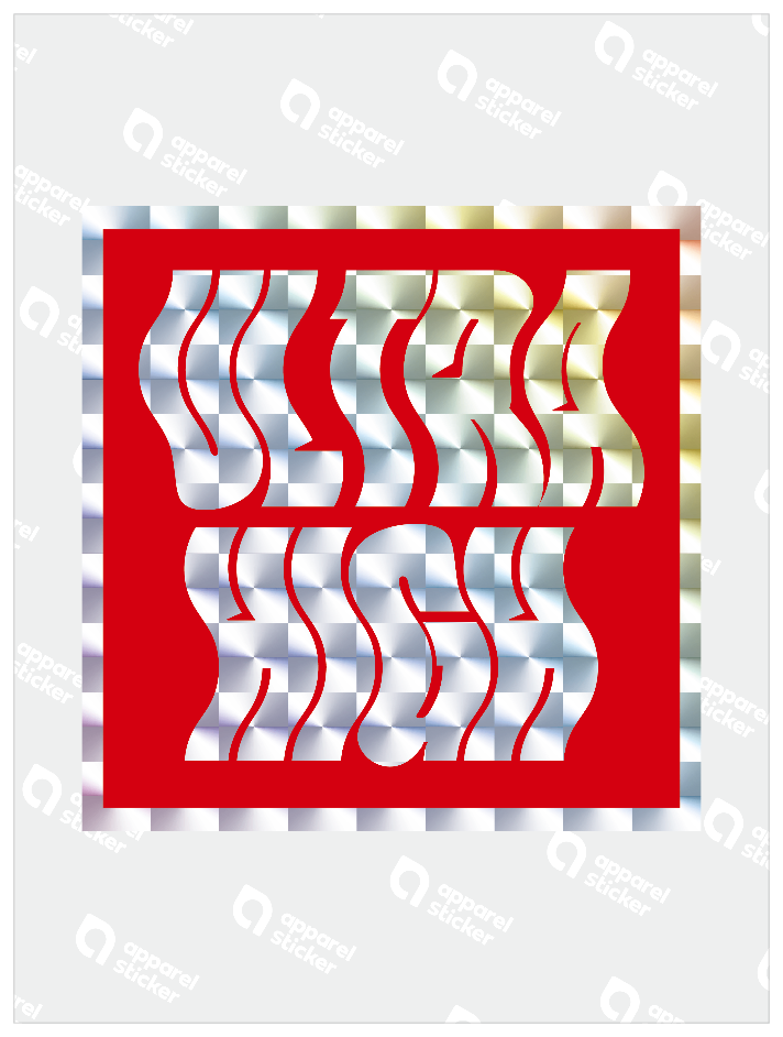 ホログラムシール_ULTRA HIGH RED