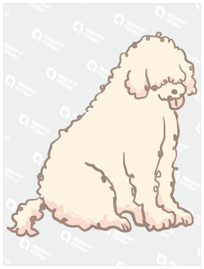 おしゃれ犬_スタンプー