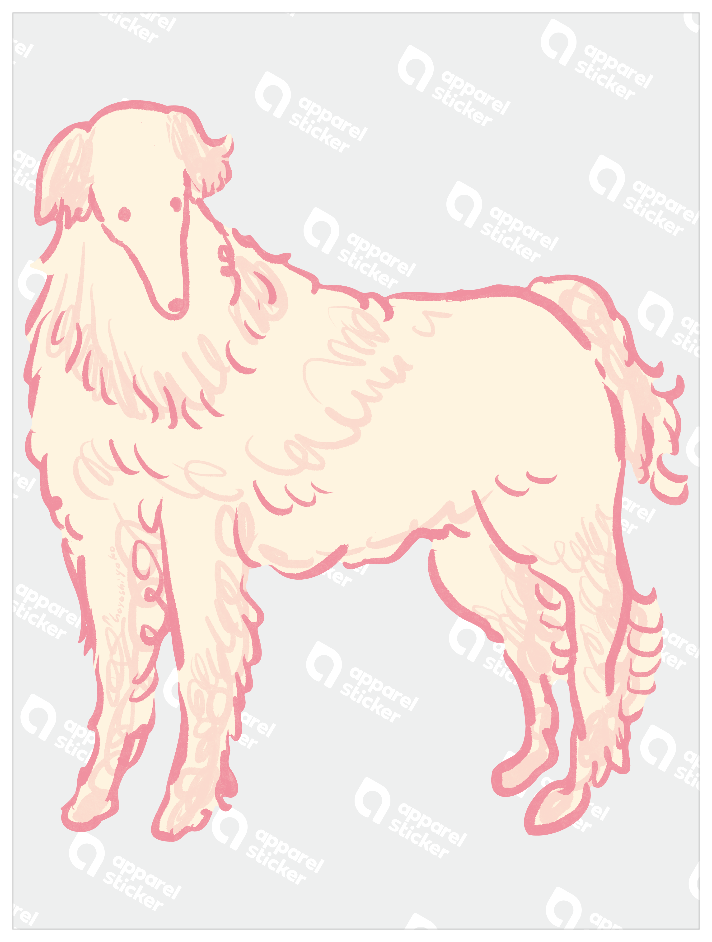 おしゃれ犬_ボルゾイ