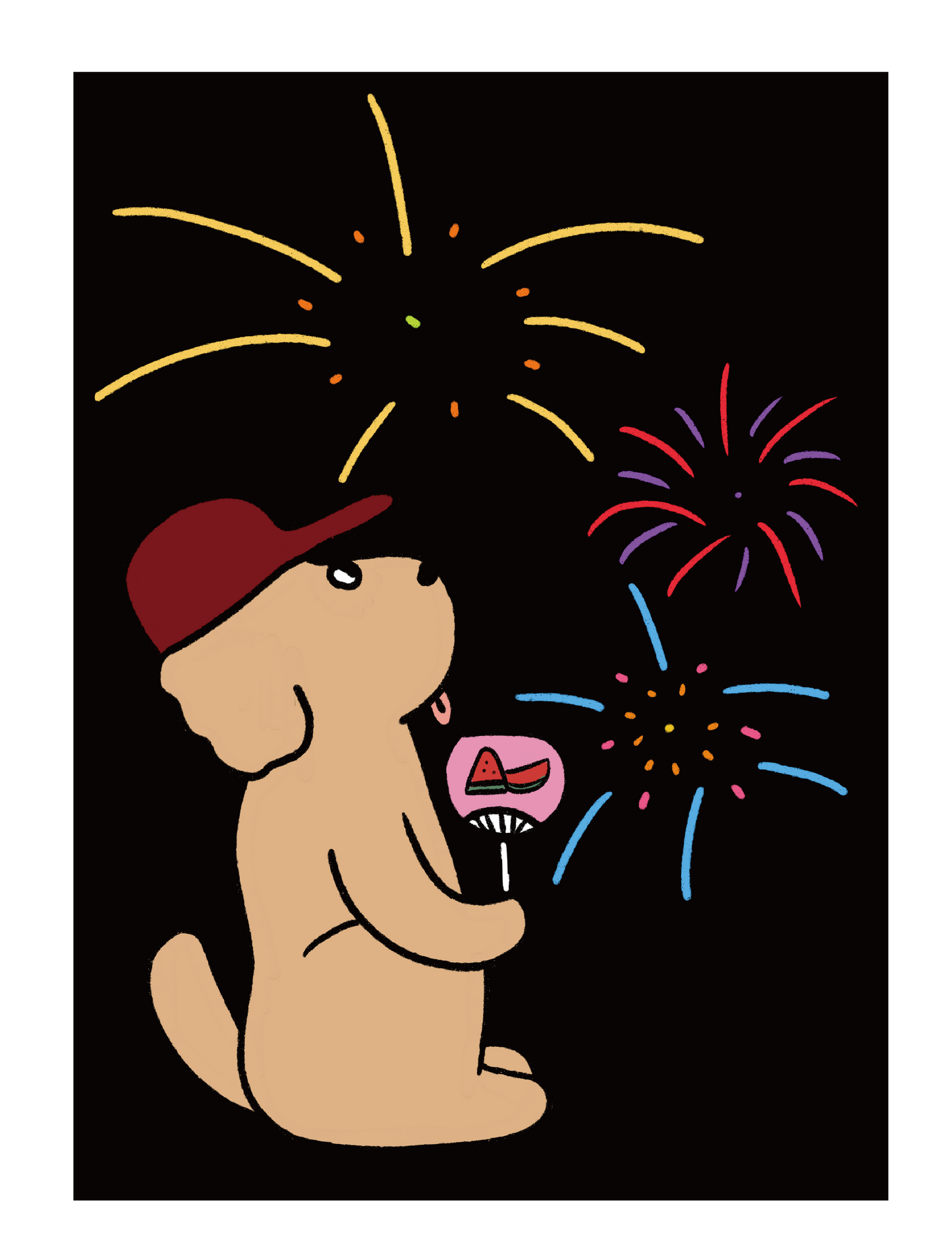 春夏秋冬犬_花火