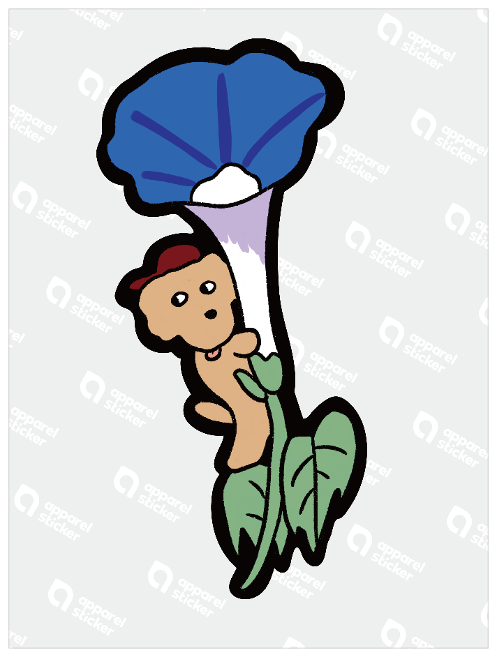 春夏秋冬犬_犬あじさい