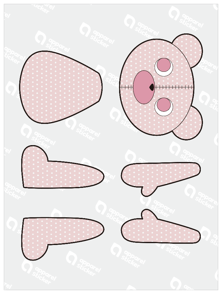 つぎはぎテディー_ドットクマ