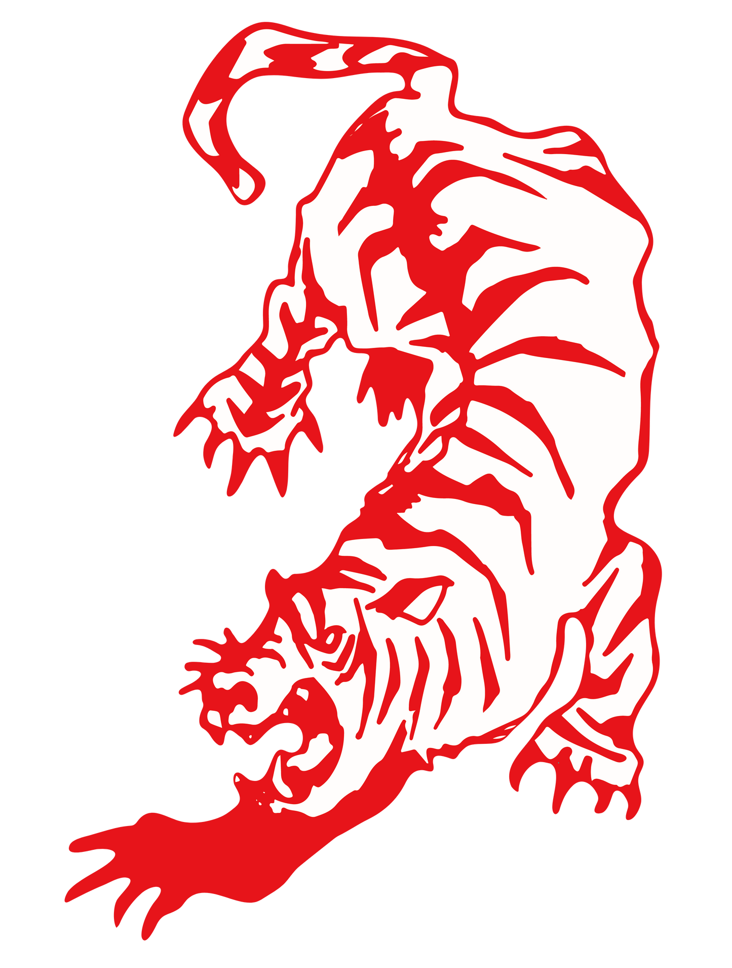 中華万歳_虎_Red
