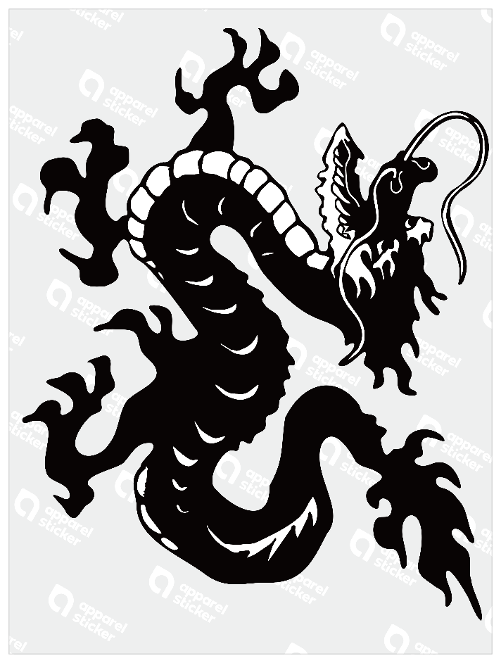中華万歳_龍_Black