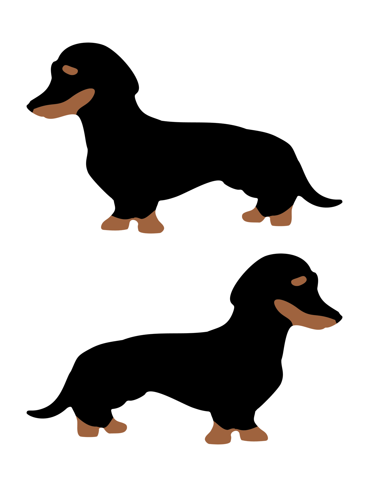 シンプル犬猫ミニ_ダックス