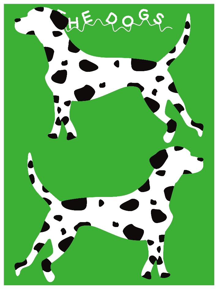 シンプル犬猫ミニ_ダルメシアン