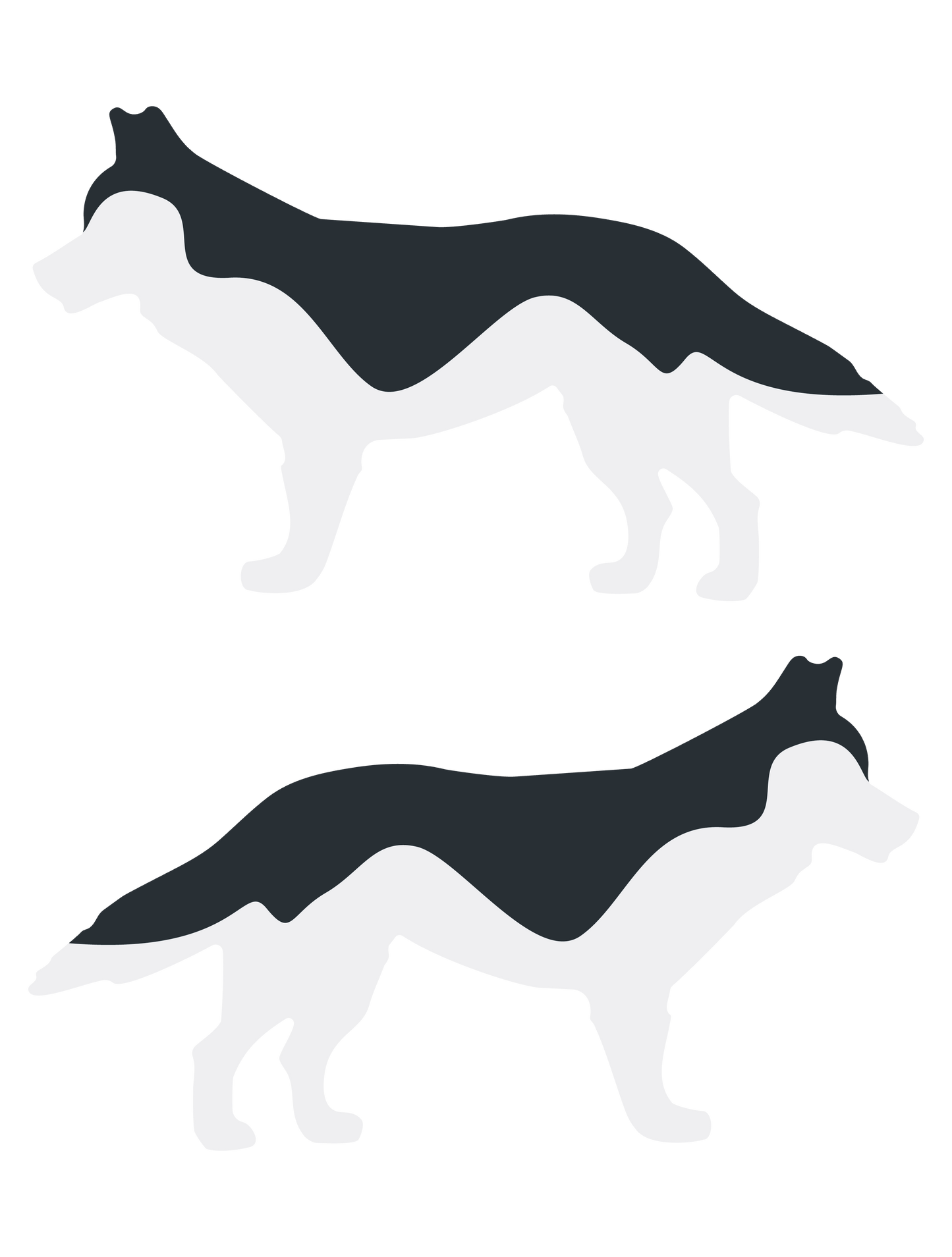 シンプル犬猫ミニ_ハスキー