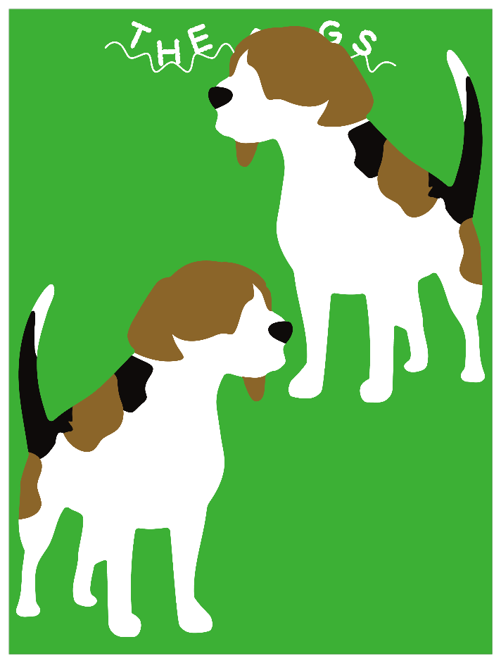 シンプル犬猫ミニ_ピーグル