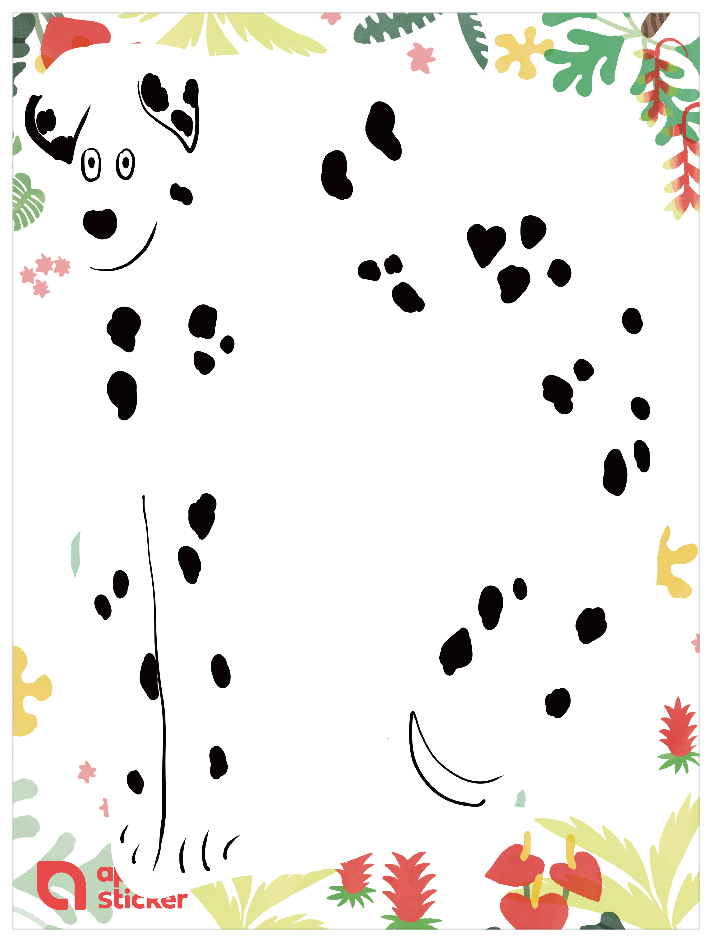 動物アルファベットA_イヌ D