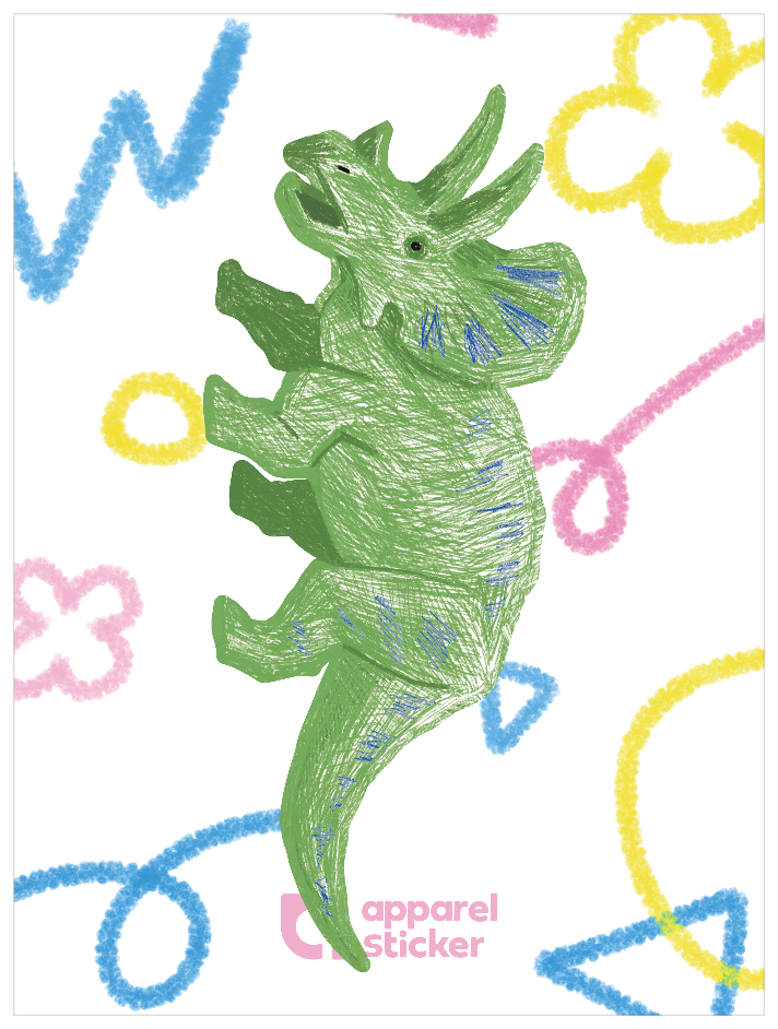 恐竜_トリケラトプスB