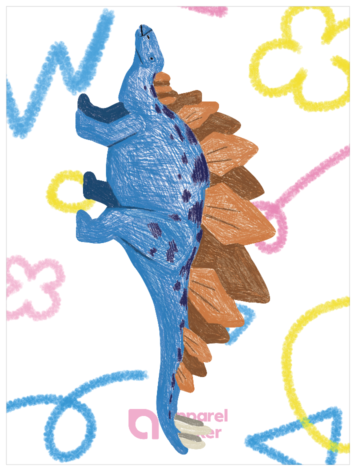 恐竜_ステゴサウルスB