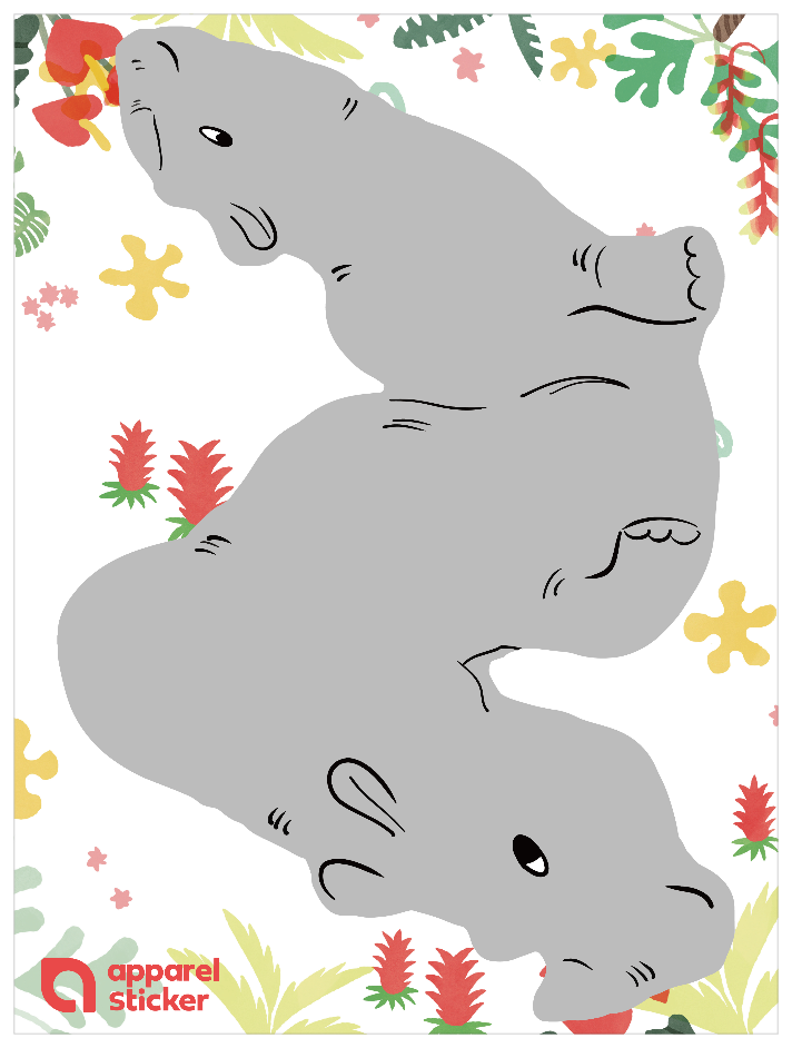 動物アルファベットA_サイ N