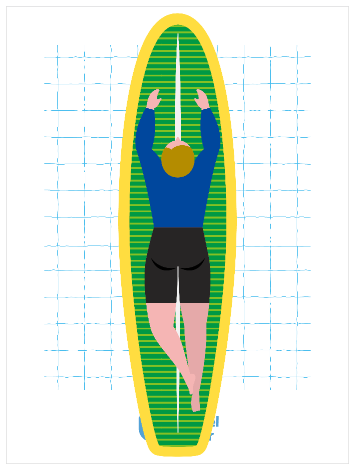 プール_サーフ02 カラフル縁