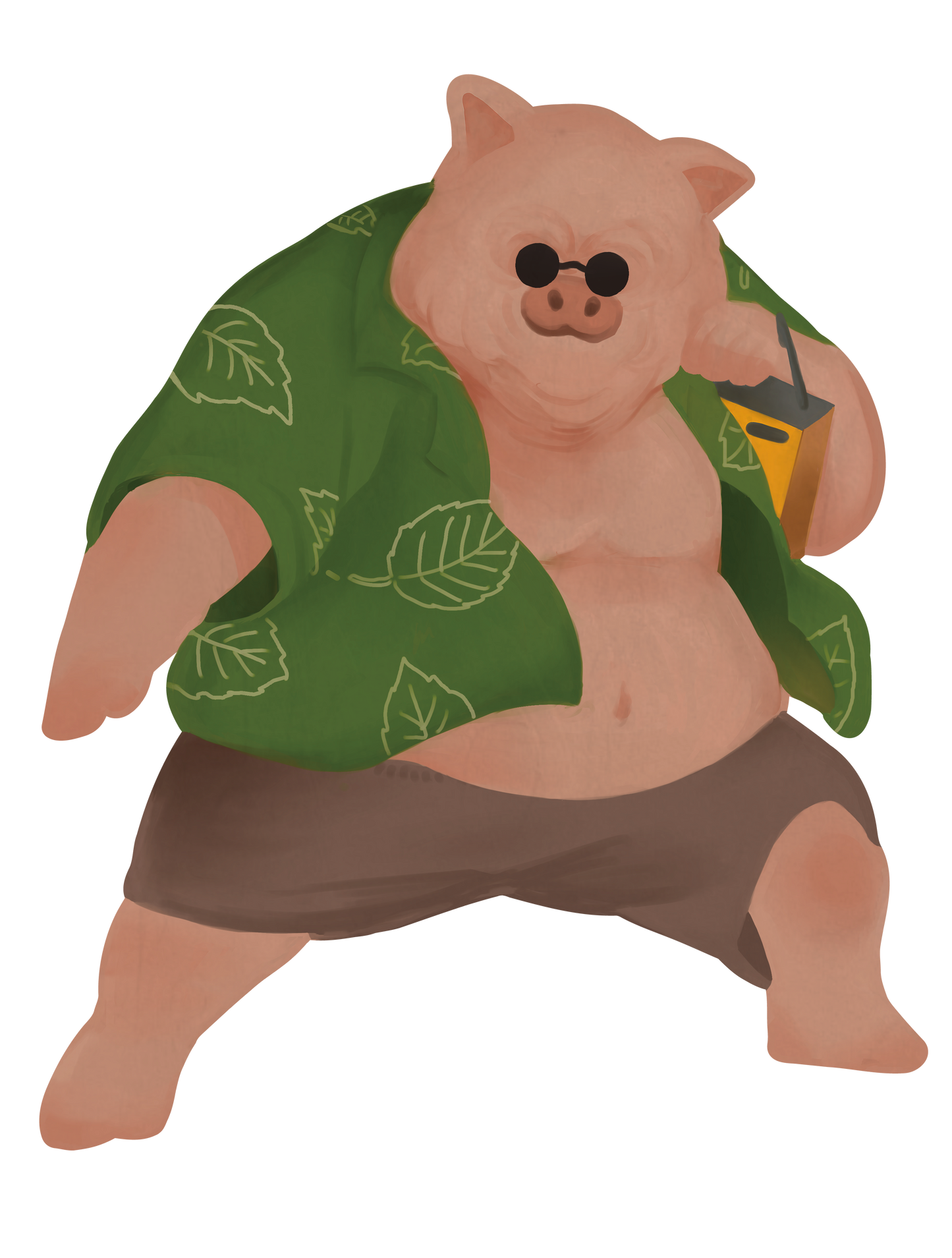 波乗り_ブタ