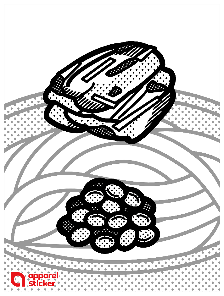 うどん白_キムチ 納豆