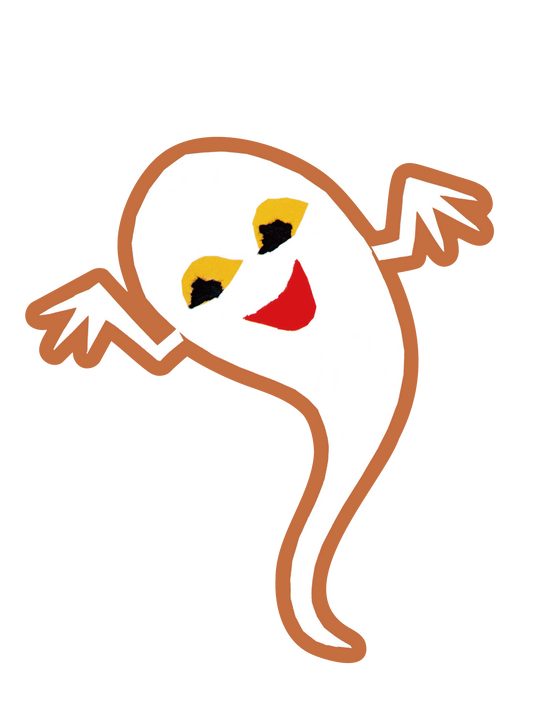 めがねうさぎ_おばけ1