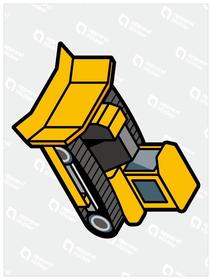 はたらく車_ブルドーザー