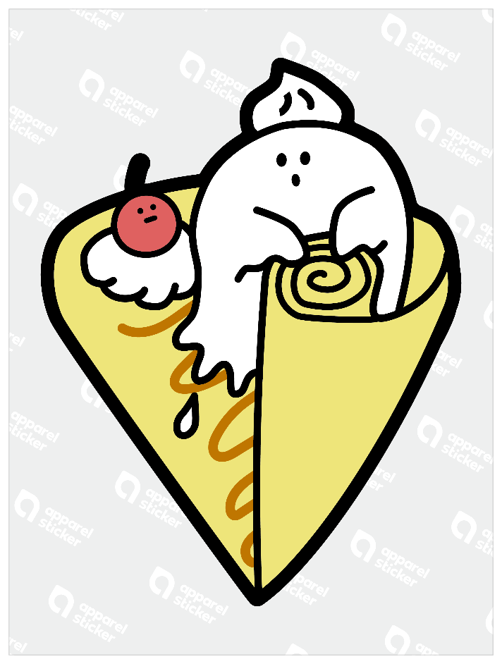 アイスなお化け_クレープ