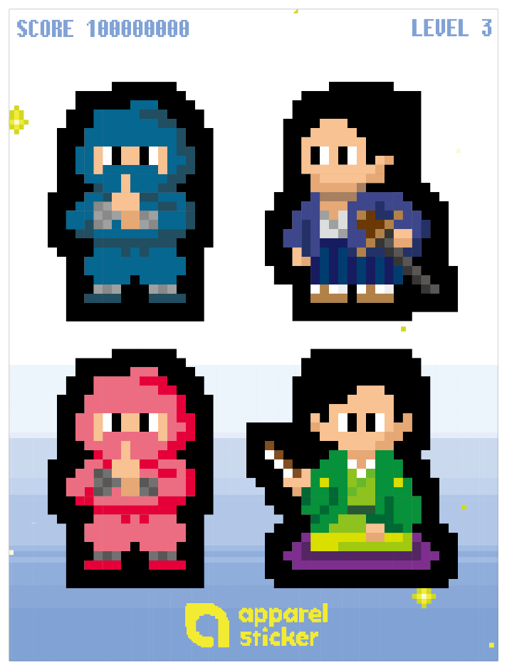 レトロG_忍者 武士 落語家