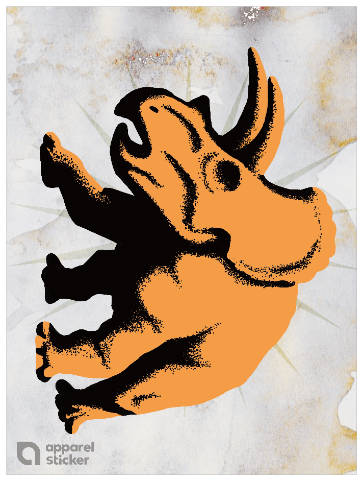 恐竜_トリケラトプスA