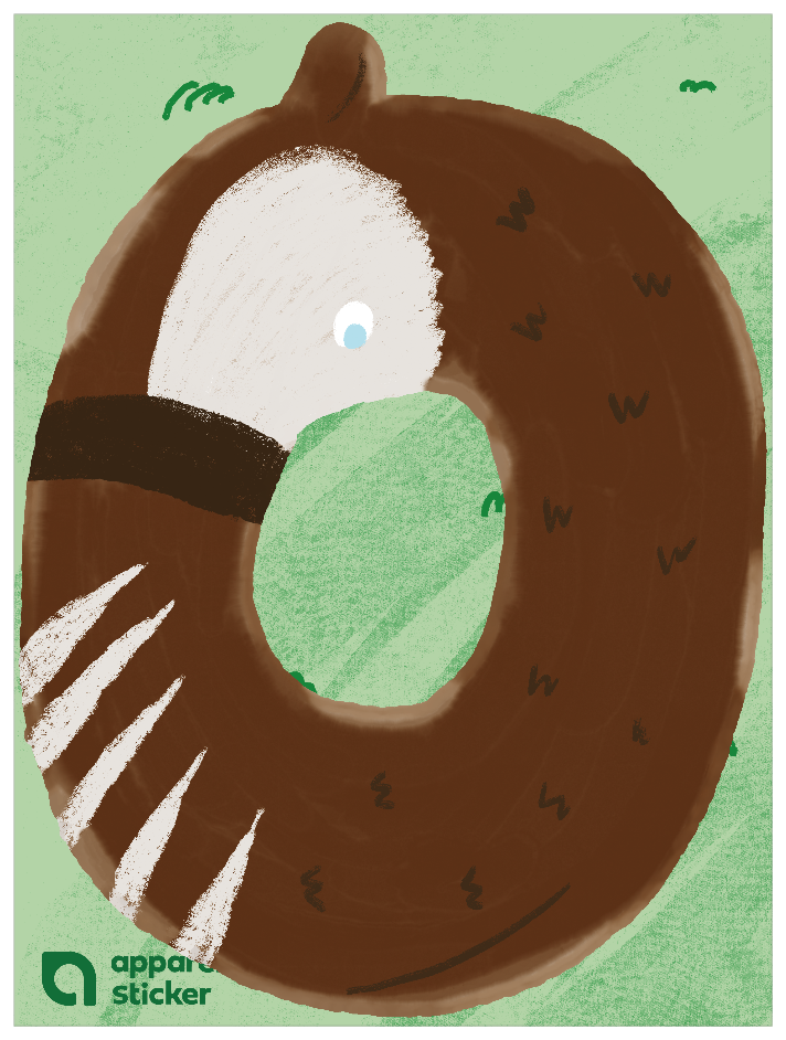 動物アルファベットI_オカピ O