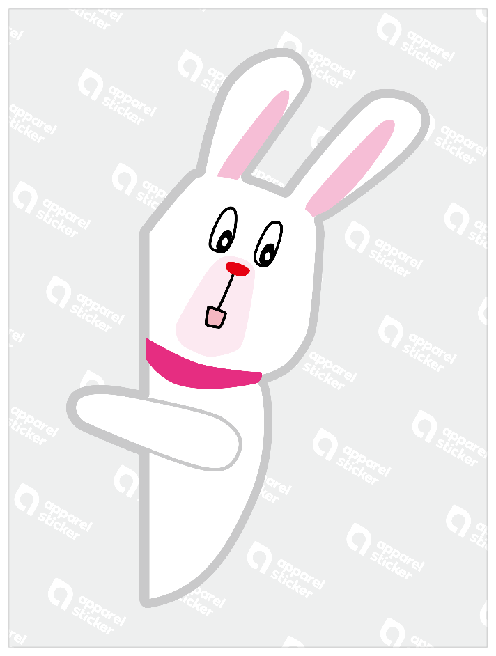 ひょっこりうさぎ1