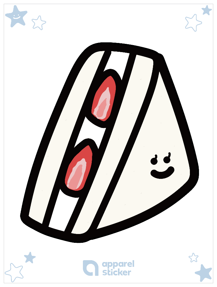 strawbwrry sandwitch