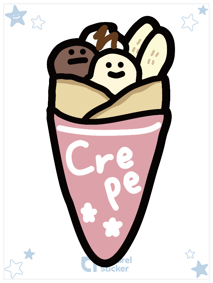 chocolate banana crepe