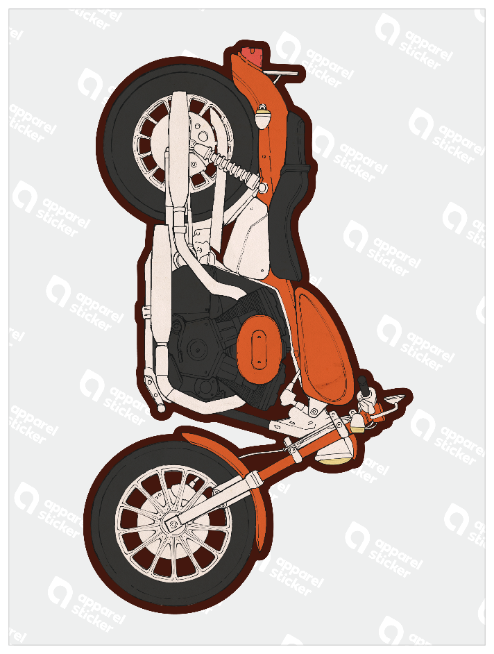 バイク赤
