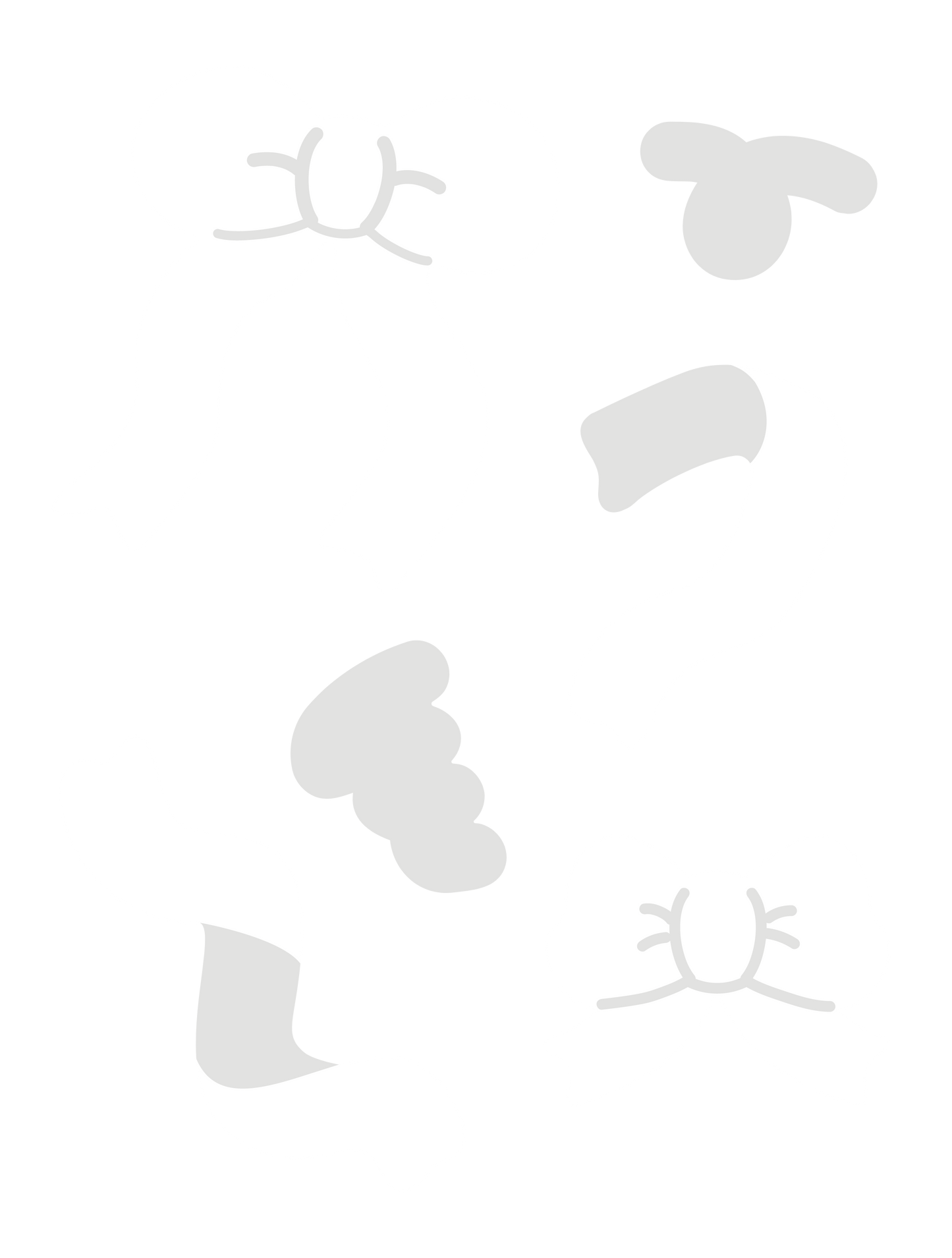 推し色ゆるリボン_ホワイト