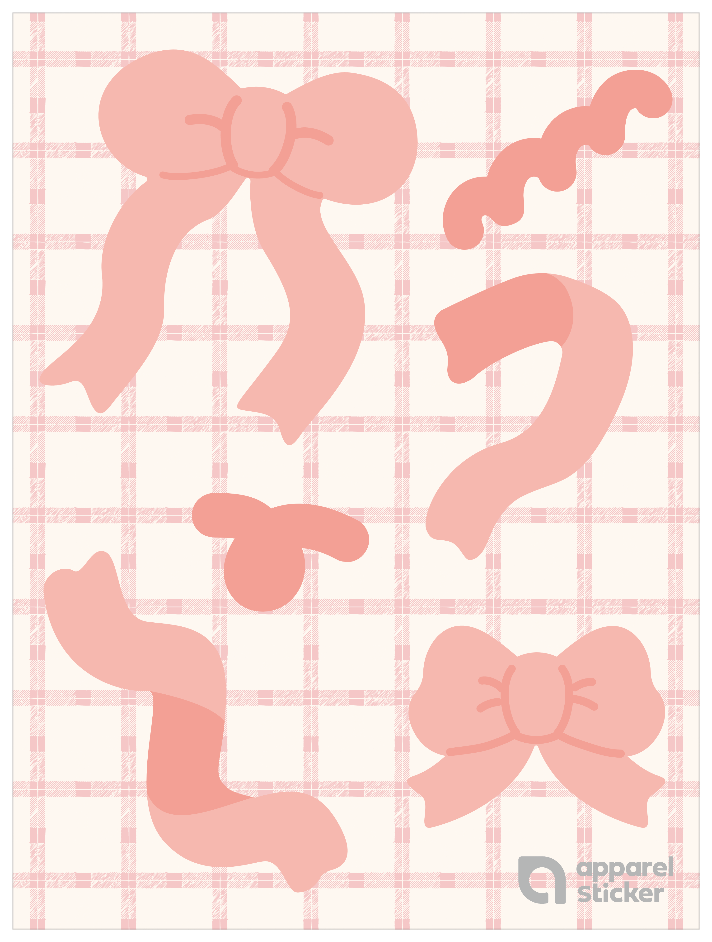 推し色ゆるリボン_レッド