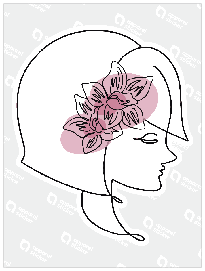 女の子と誕生花1月