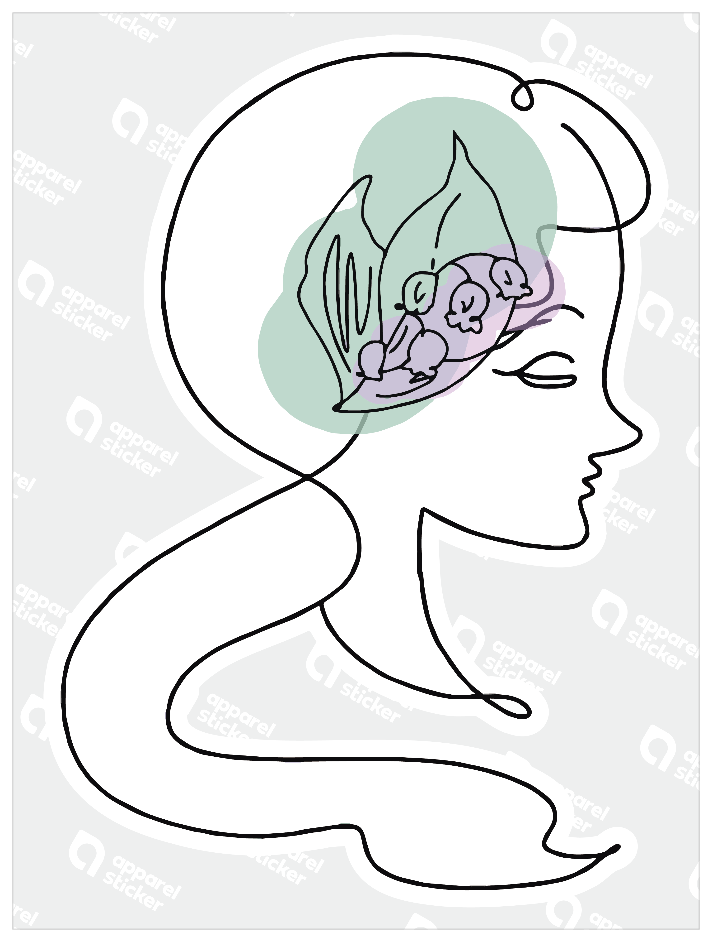 女の子と誕生花5月