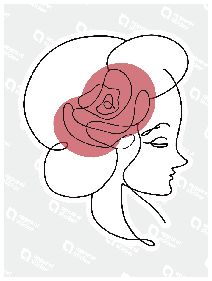 女の子と誕生花6月