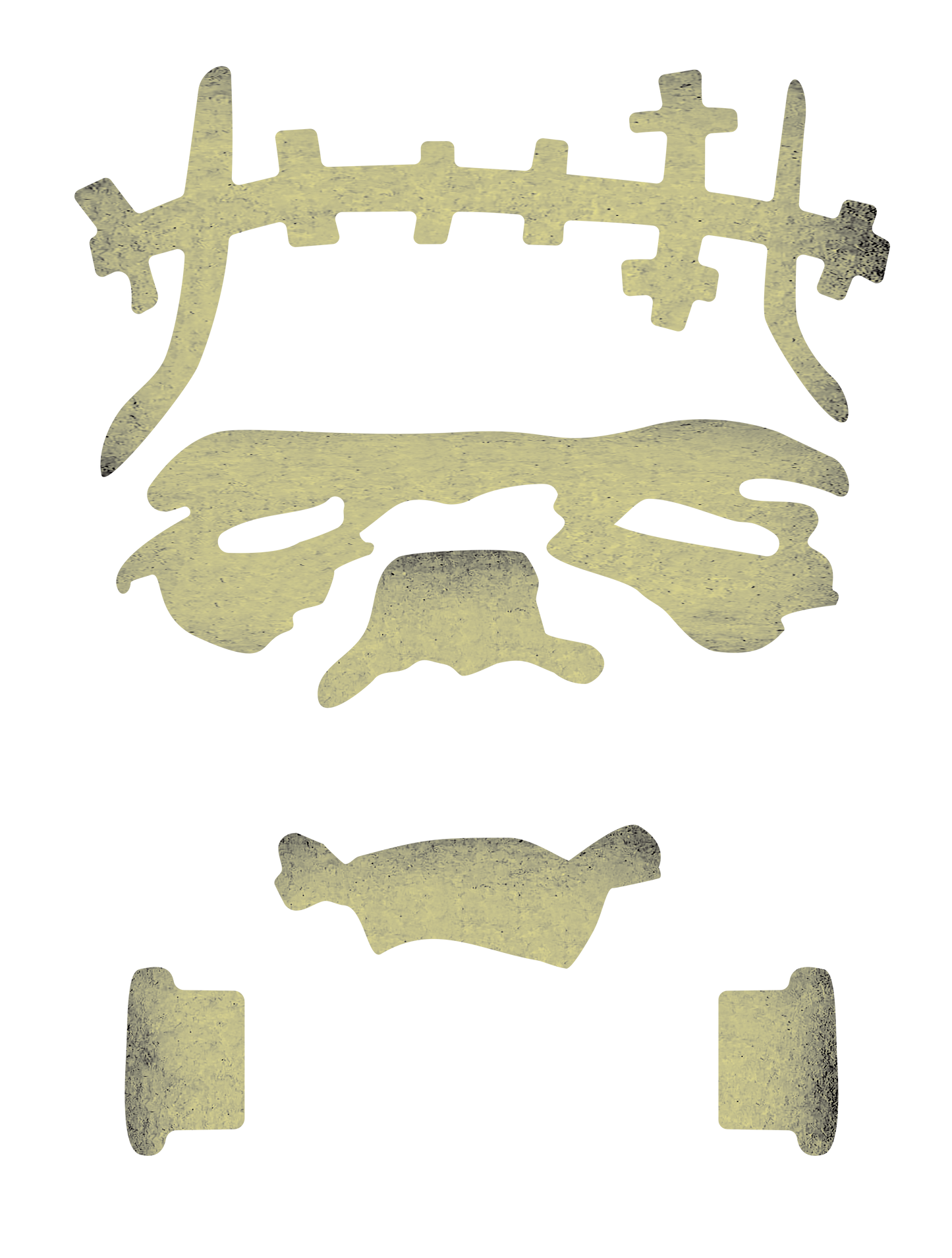ふくわらい_ハロウィンフランケンイエロー