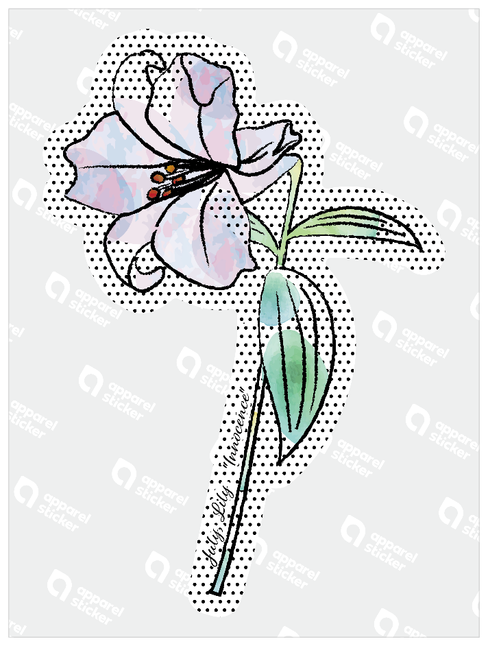 誕生花_7月 ユリ「無垢」