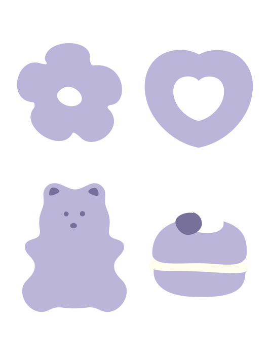 推し色ゆるモチーフ_パープル