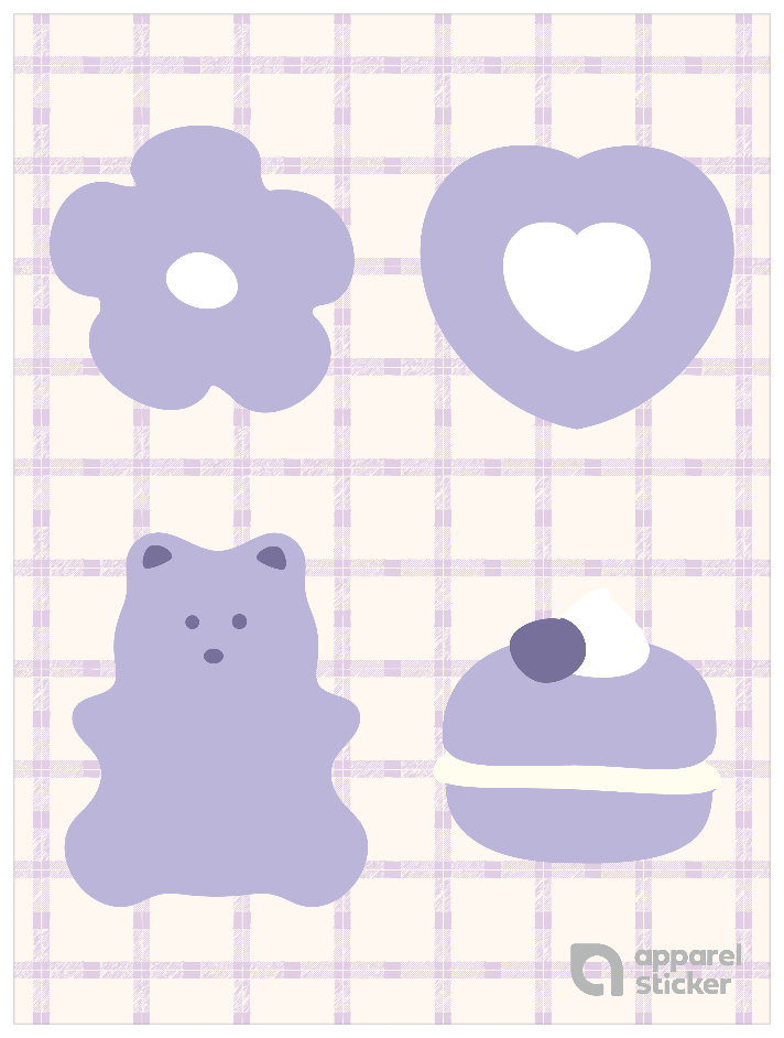 推し色ゆるモチーフ_パープル