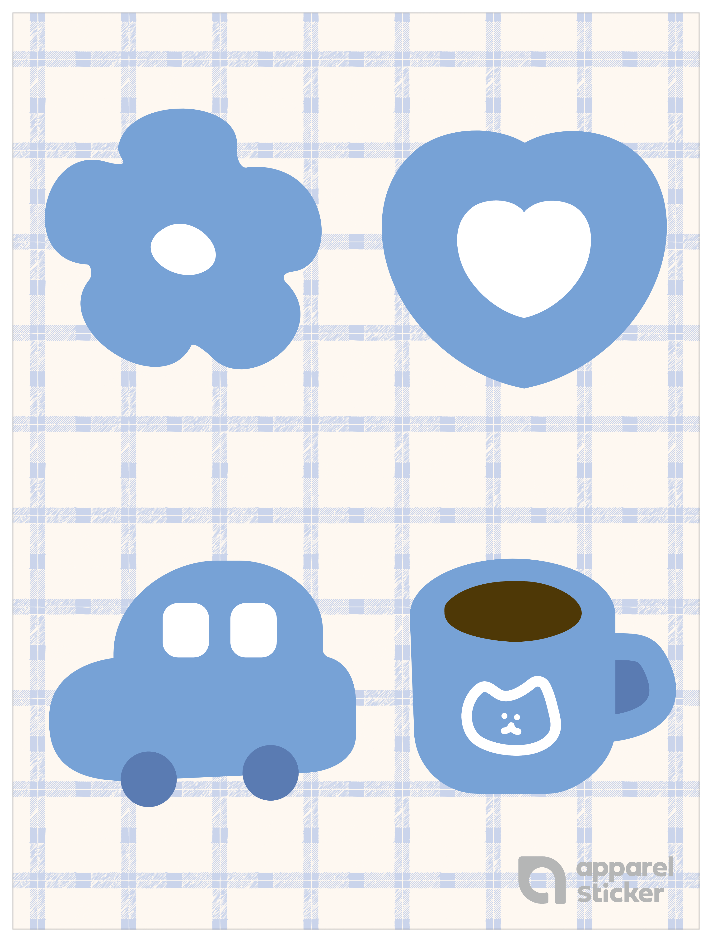 推し色ゆるモチーフ_ブルー